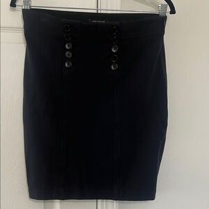 Ann Taylor Elegant Navy Nautical Pencil Skirt